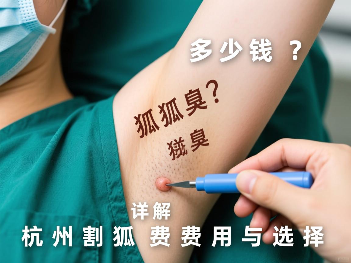 杭州割狐臭多少钱?详解杭州割狐臭费用与选择 杭州割狐臭多少钱?详解杭州割狐臭费用与选择