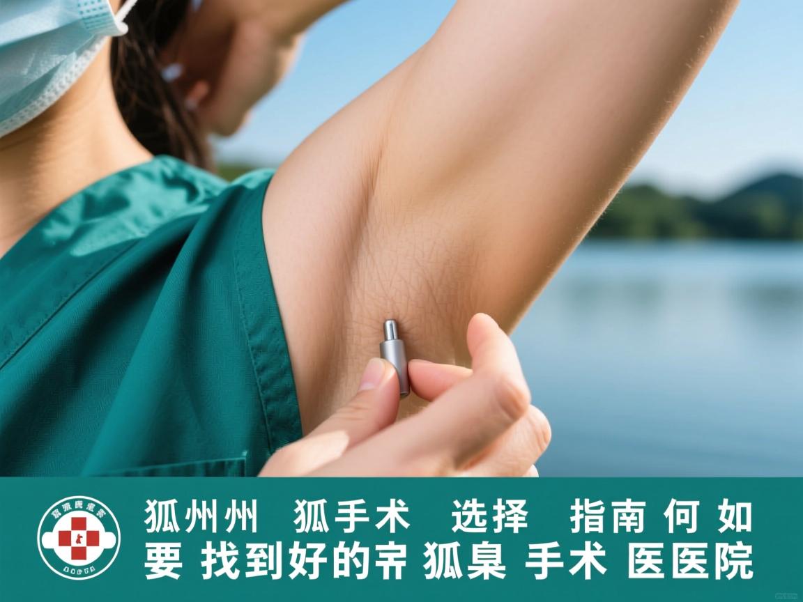 湖州狐臭手术选择指南，如何找到好的狐臭手术医院