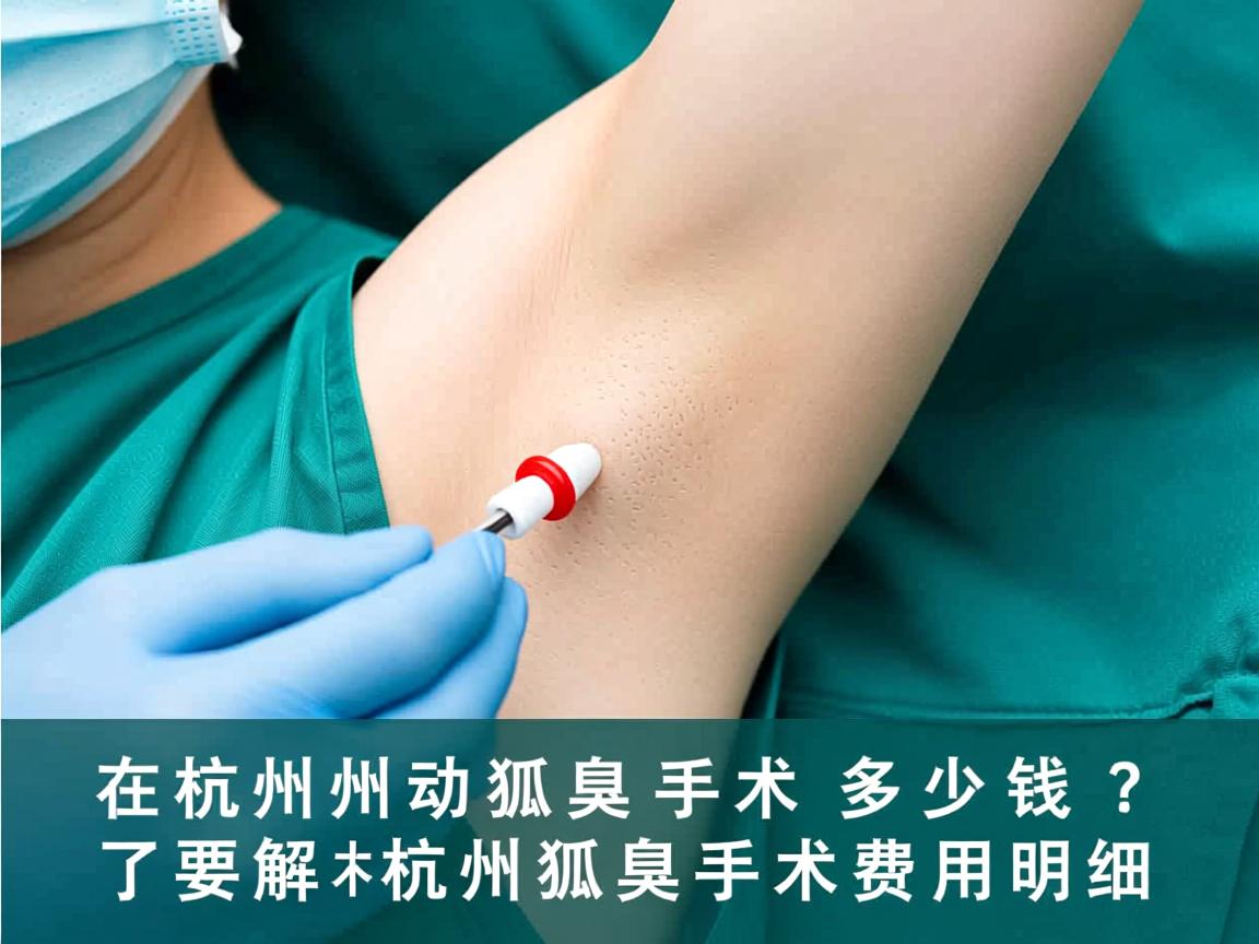 在杭州动狐臭手术多少钱?了解杭州狐臭手术费用明细 在杭州动狐臭手术多少钱?了解杭州狐臭手术费用明细