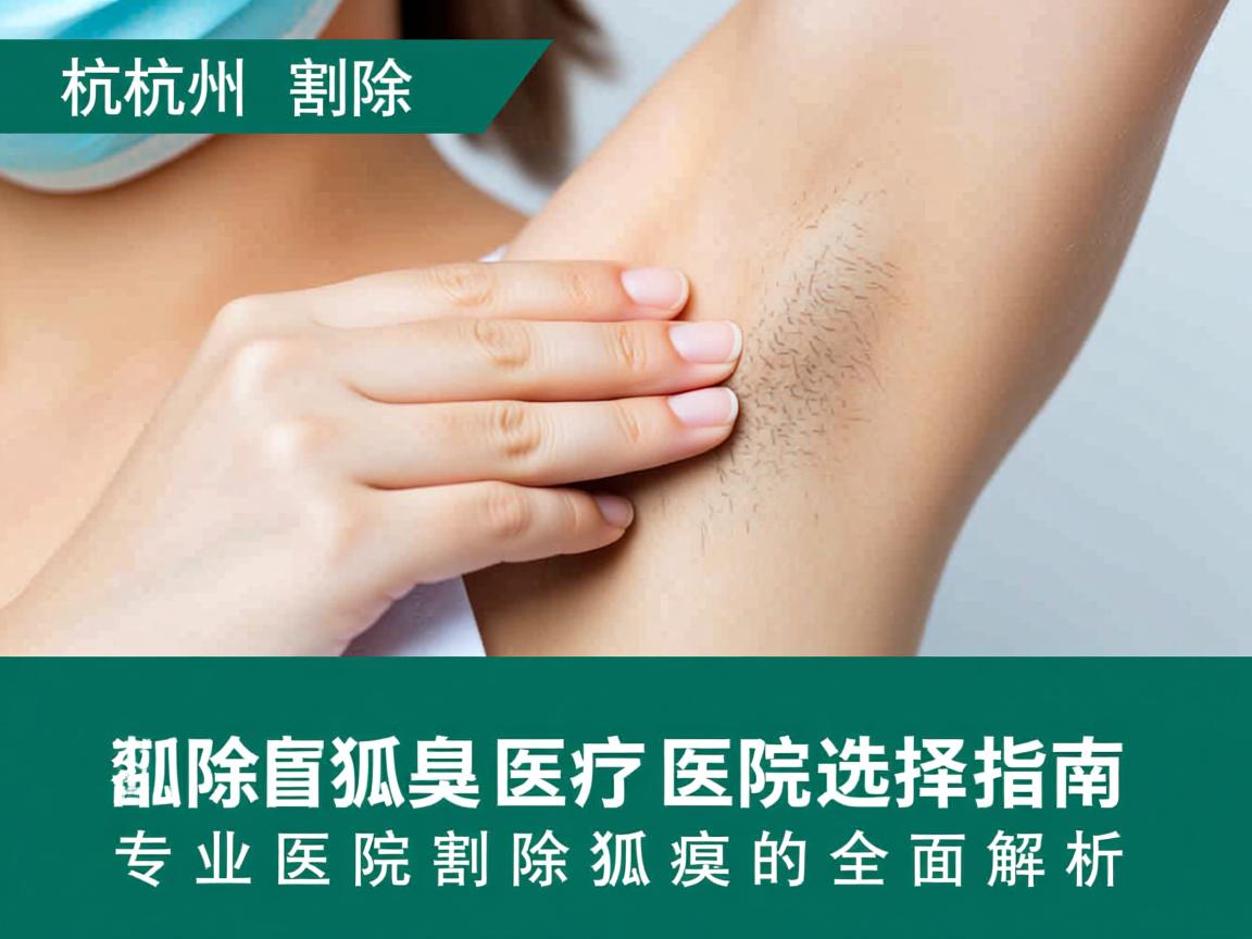 杭州割除狐臭医院选择指南，专业医院割除狐臭的全面解析