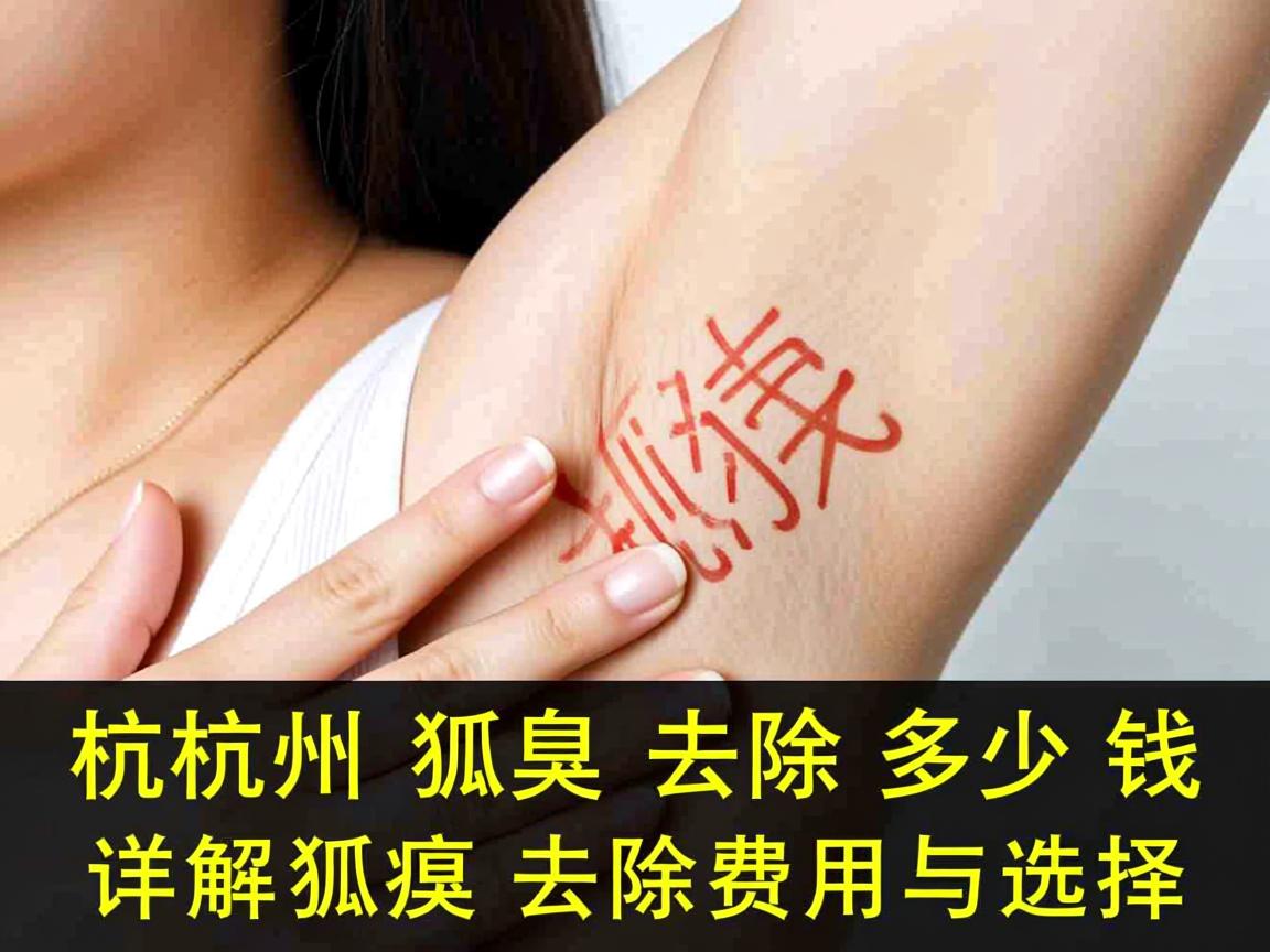 杭州狐臭去除多少钱，详解杭州狐臭去除的费用与选择