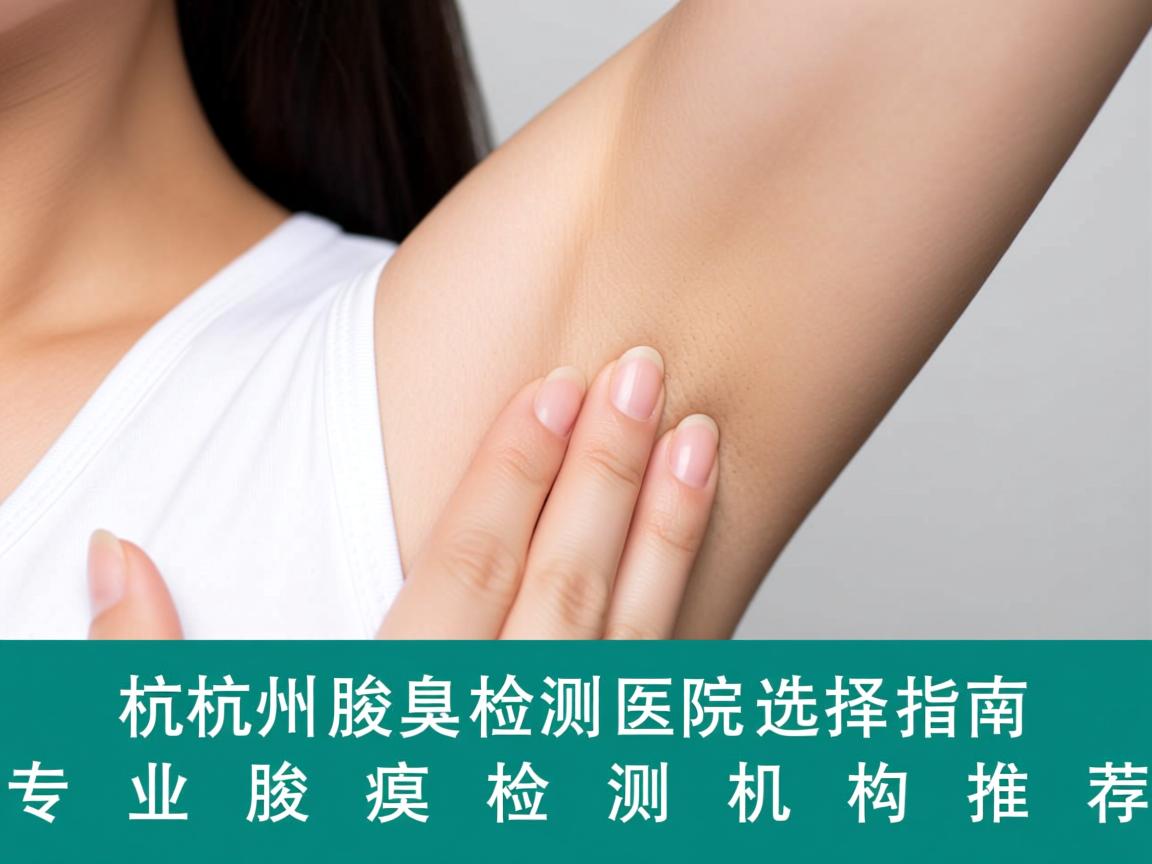 杭州腋臭检测医院选择指南，专业腋臭检测机构推荐
