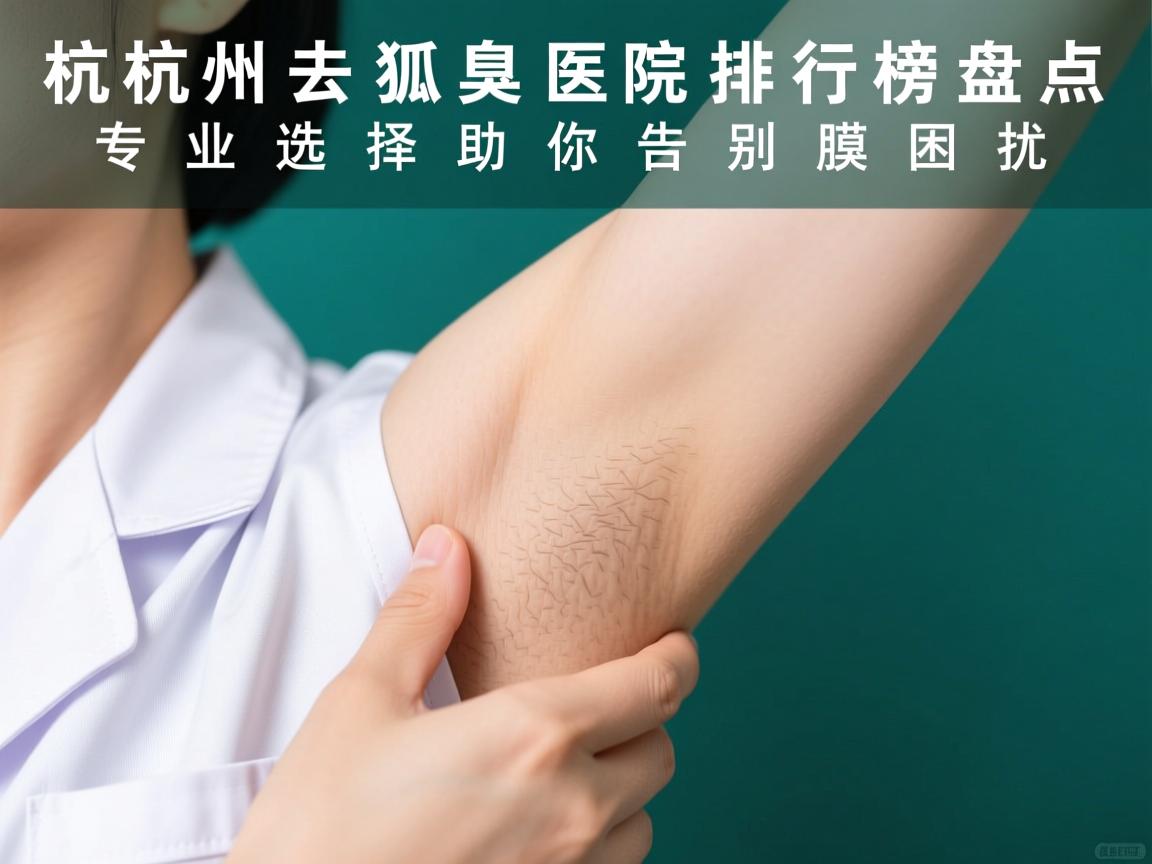 杭州去狐臭医院排行榜盘点,专业选择助你告别腋臭困扰 杭州去狐臭医院排行榜盘点,专业选择助你告别腋臭困扰
