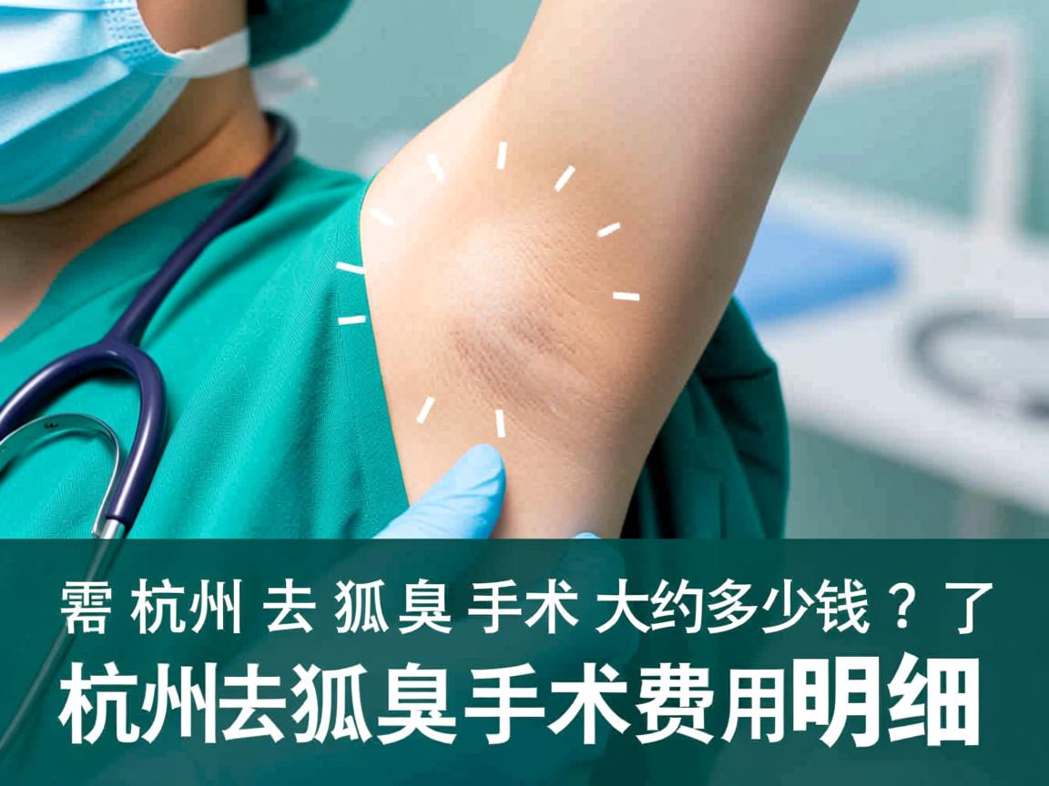 杭州去狐臭手术大约多少钱?了解杭州去狐臭手术费用明细 杭州去狐臭手术大约多少钱?了解杭州去狐臭手术费用明细