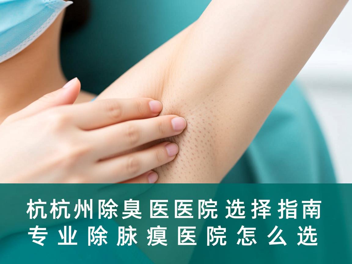 杭州除腋臭医院选择指南,专业除腋臭医院怎么选 杭州除腋臭医院选择指南,专业除腋臭医院怎么选