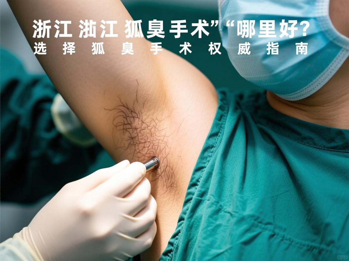 浙江狐臭手术哪里好?选择狐臭手术的权威指南 浙江狐臭手术哪里好?选择狐臭手术的权威指南