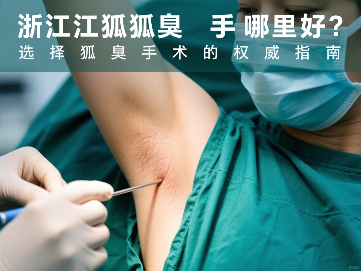 浙江狐臭手术哪里好?选择狐臭手术的权威指南 浙江狐臭手术哪里好?选择狐臭手术的权威指南