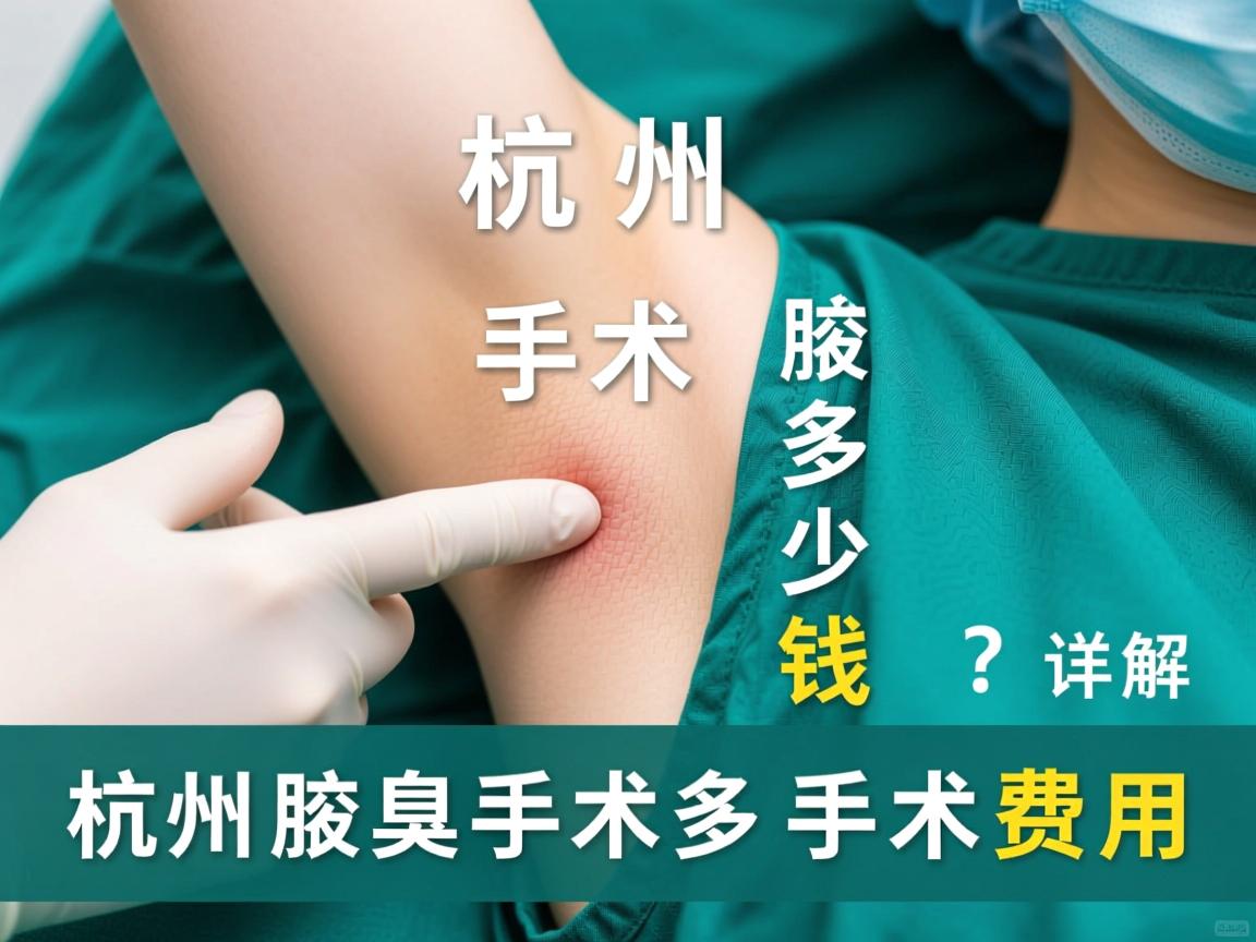 杭州腋臭手术多少钱?详解杭州腋臭手术费用 杭州腋臭手术多少钱?详解杭州腋臭手术费用