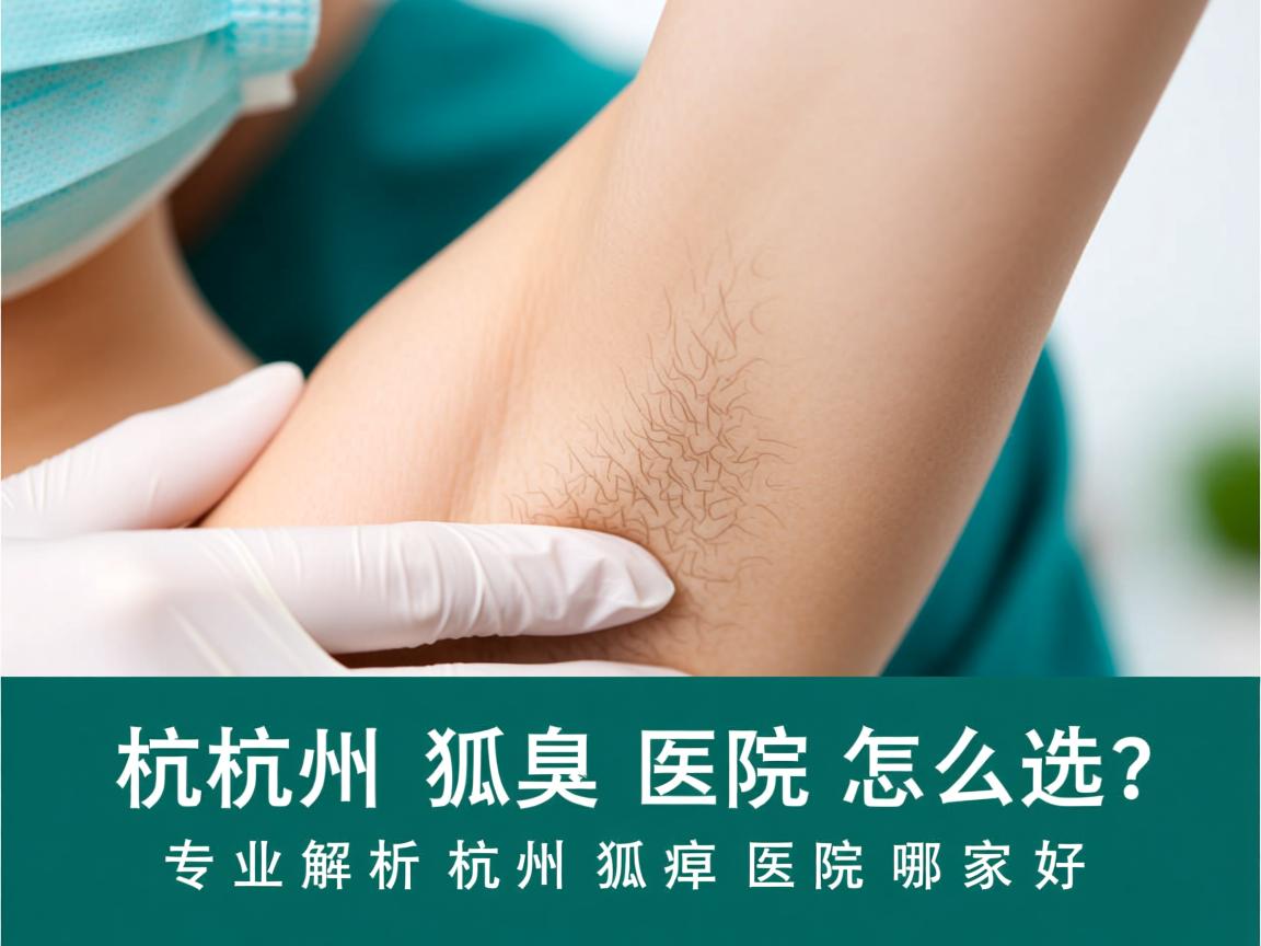 杭州狐臭医院怎么选？专业解析杭州狐臭医院哪家好