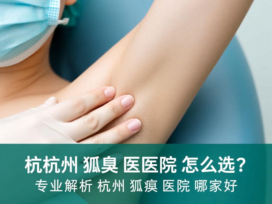 杭州狐臭医院怎么选？专业解析杭州狐臭医院哪家好