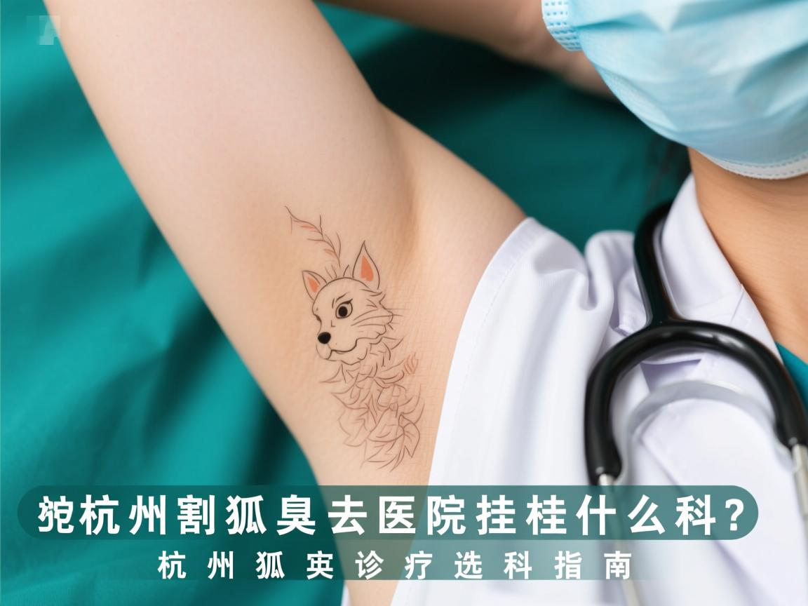杭州割狐臭去医院挂什么科？杭州狐臭诊疗选科指南