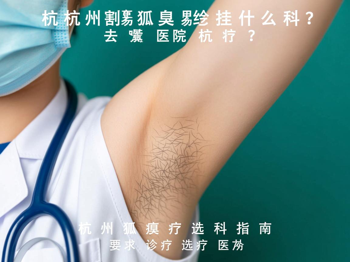 杭州割狐臭去医院挂什么科？杭州狐臭诊疗选科指南