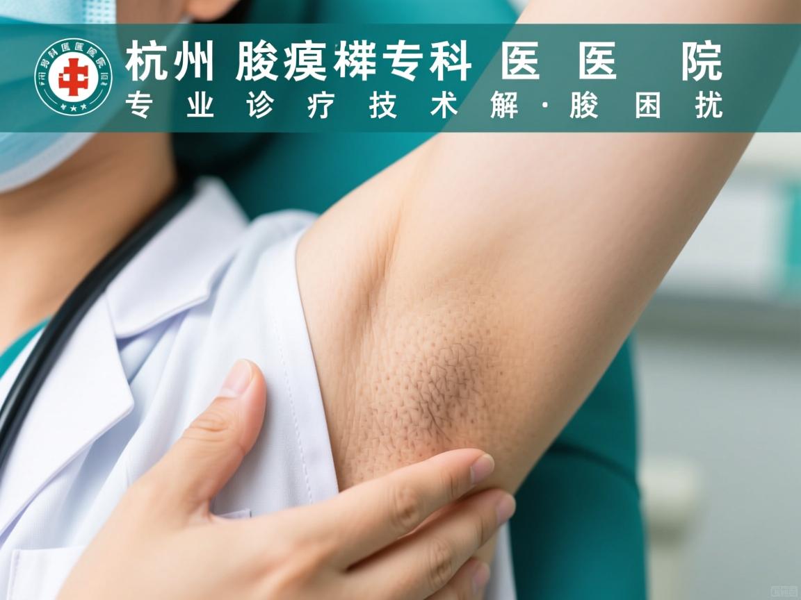 杭州腋臭专科医院，专业诊疗技术解决腋臭困扰