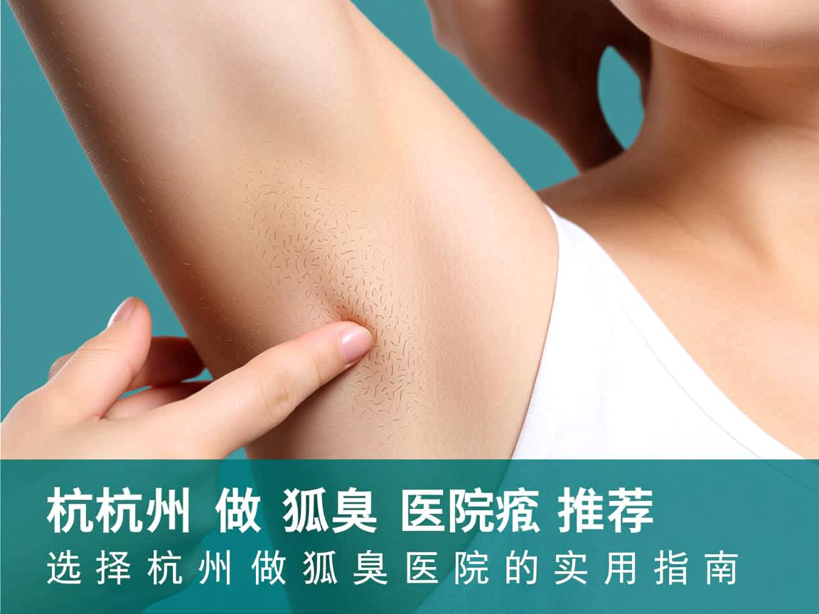 杭州做狐臭医院推荐，选择杭州做狐臭医院的实用指南