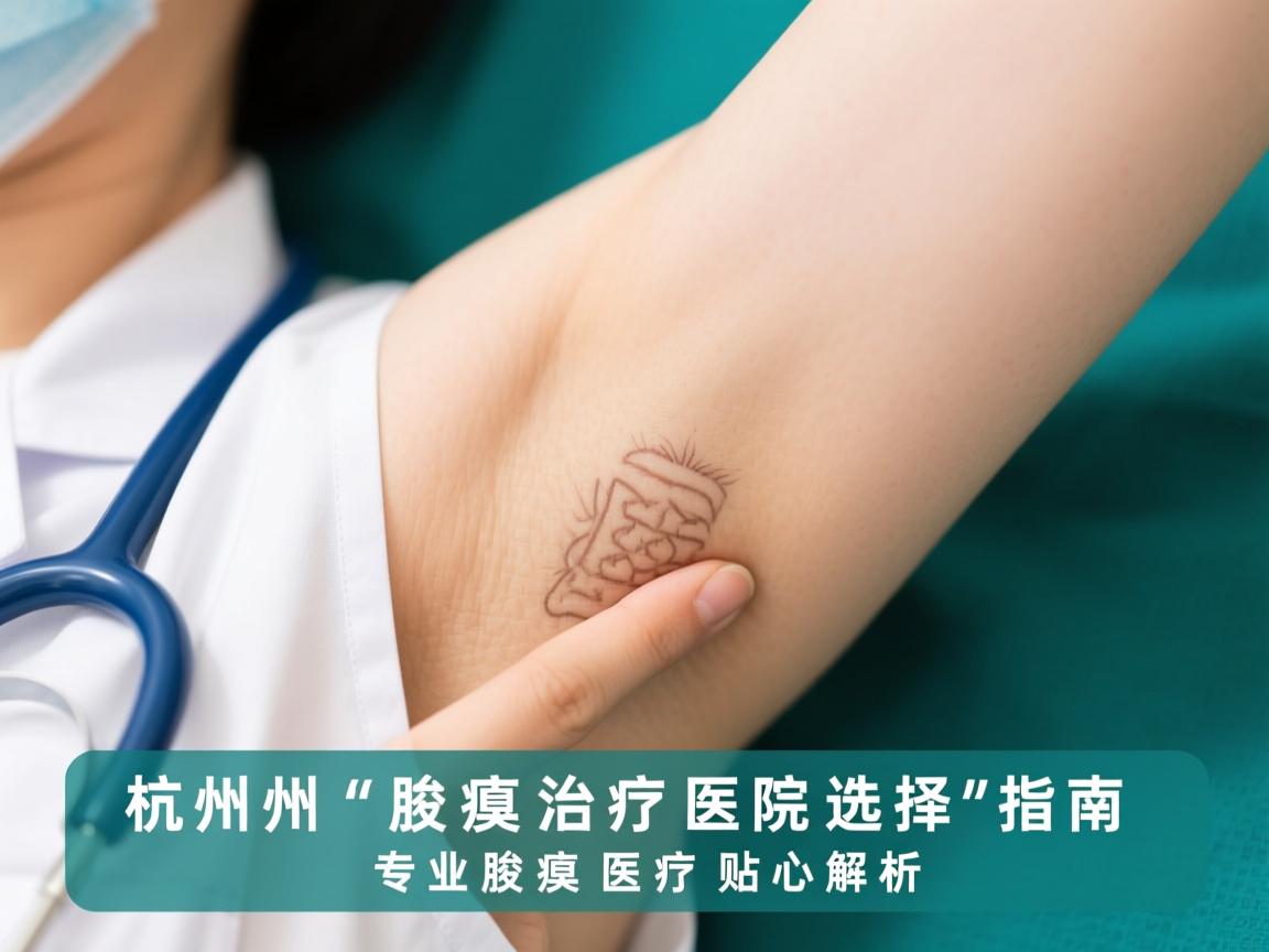 杭州腋臭治疗医院选择指南，专业腋臭医疗的贴心解析
