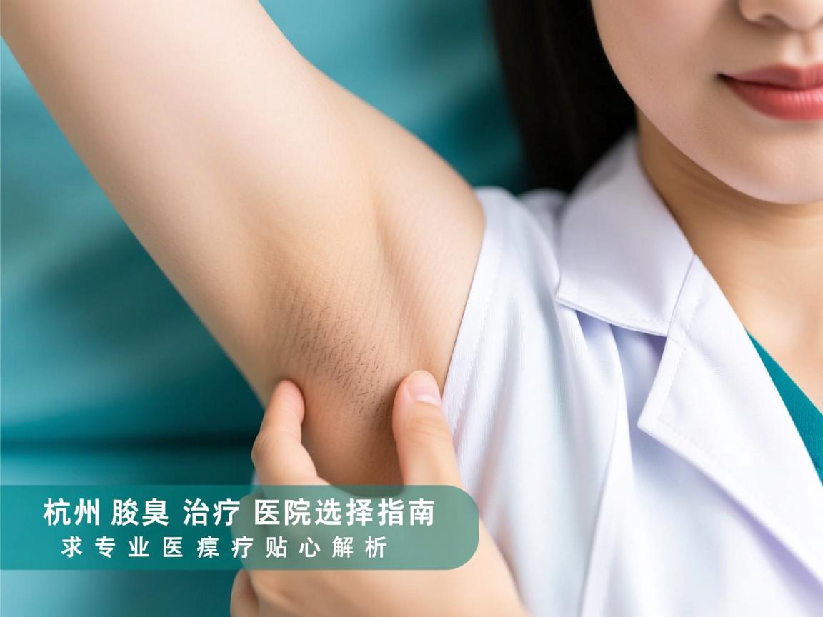 杭州腋臭治疗医院选择指南，专业腋臭医疗的贴心解析