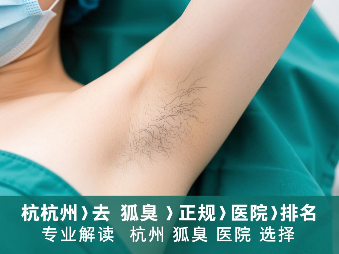 杭州去狐臭正规医院排名，专业解读杭州狐臭医院选择