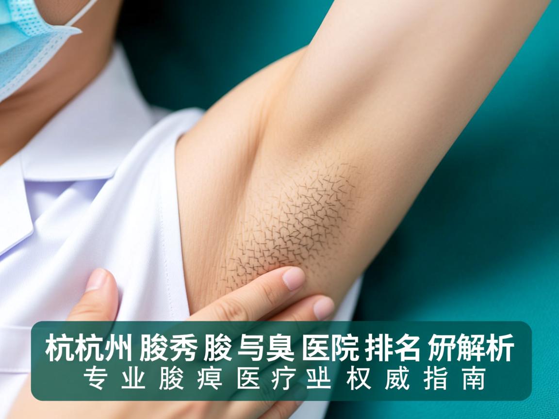 杭州腋秀腋臭医院排名解析，专业腋臭医疗的权威指南