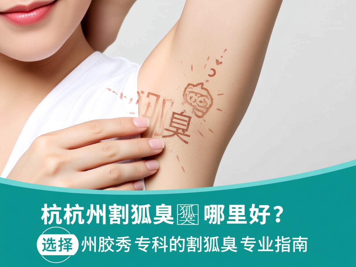 杭州割狐臭哪里好？选择杭州腋秀专科的割狐臭专业指南