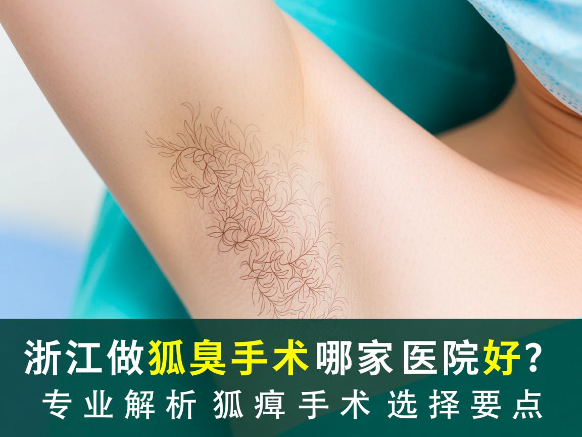 浙江做狐臭手术哪家医院好？专业解析狐臭手术选择要点
