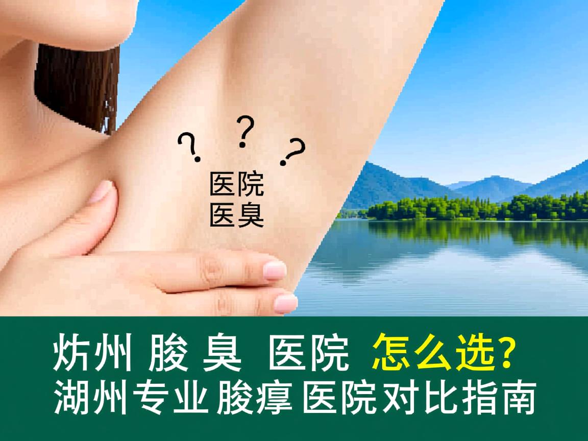 湖州腋臭医院怎么选?湖州专业腋臭医院对比指南 湖州腋臭医院怎么选?湖州专业腋臭医院对比指南