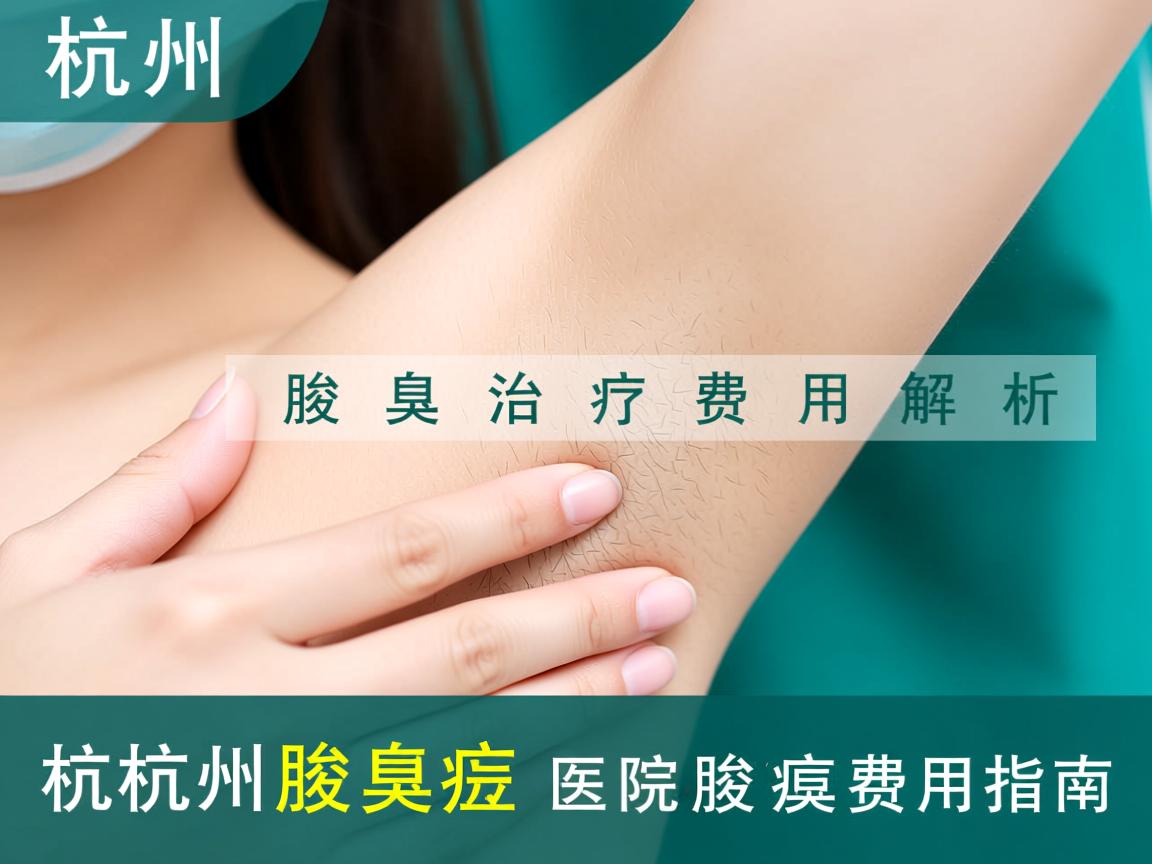 杭州腋臭治疗费用解析，杭州医院腋臭费用指南