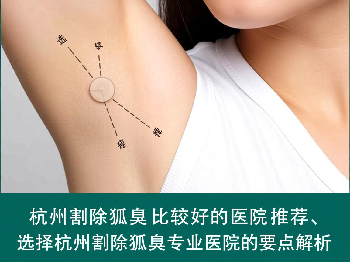 杭州割除狐臭比较好的医院推荐，选择杭州割除狐臭专业医院的要点解析