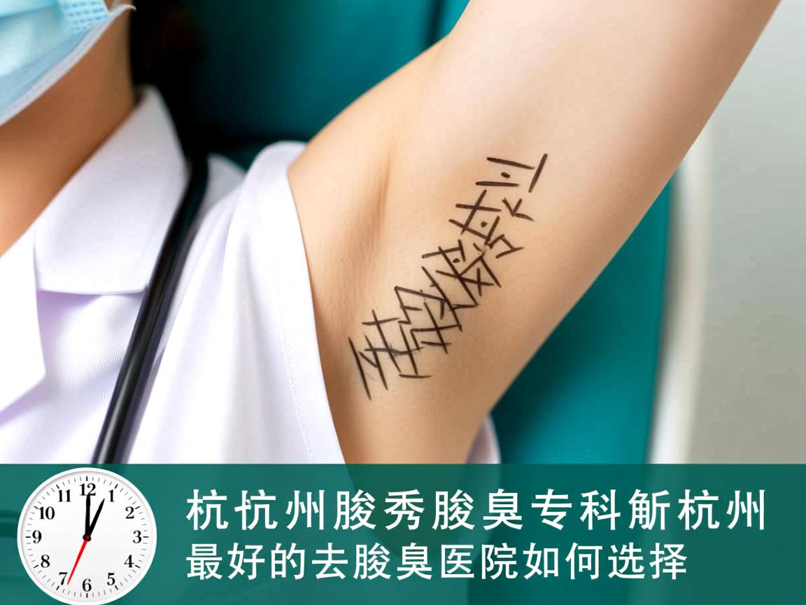 杭州腋秀腋臭专科,解析杭州最好的去腋臭医院如何选择 杭州腋秀腋臭专科,解析杭州最好的去腋臭医院如何选择
