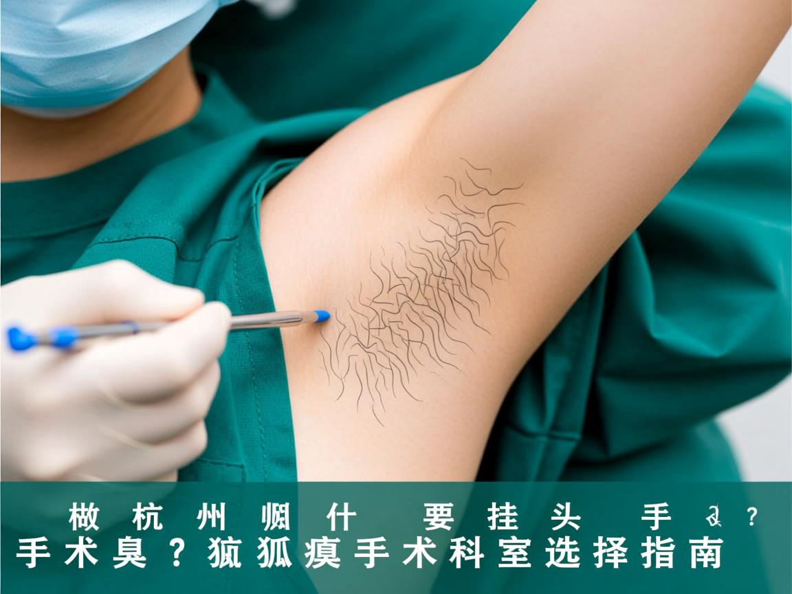 杭州做狐臭手术要挂什么科?杭州狐臭手术科室选择指南 杭州做狐臭手术要挂什么科?杭州狐臭手术科室选择指南