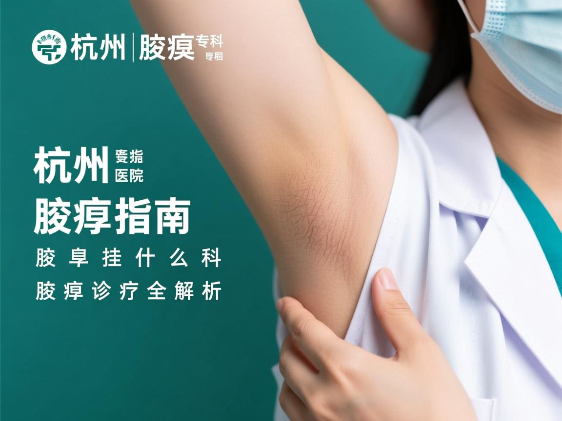 杭州腋臭专科医院指南，腋臭挂什么科，腋臭诊疗全解析