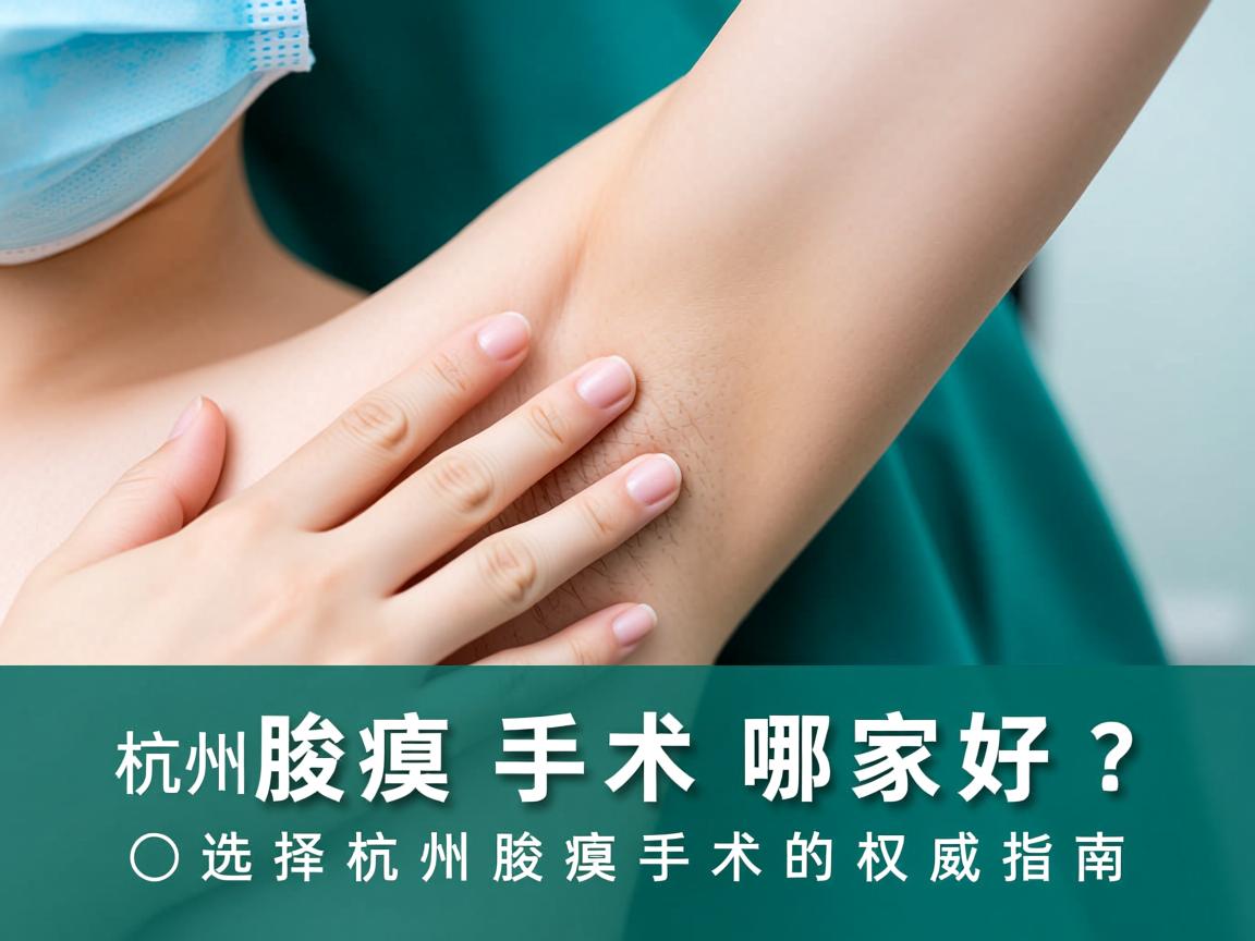 杭州腋臭手术哪家好？选择杭州腋臭手术的权威指南