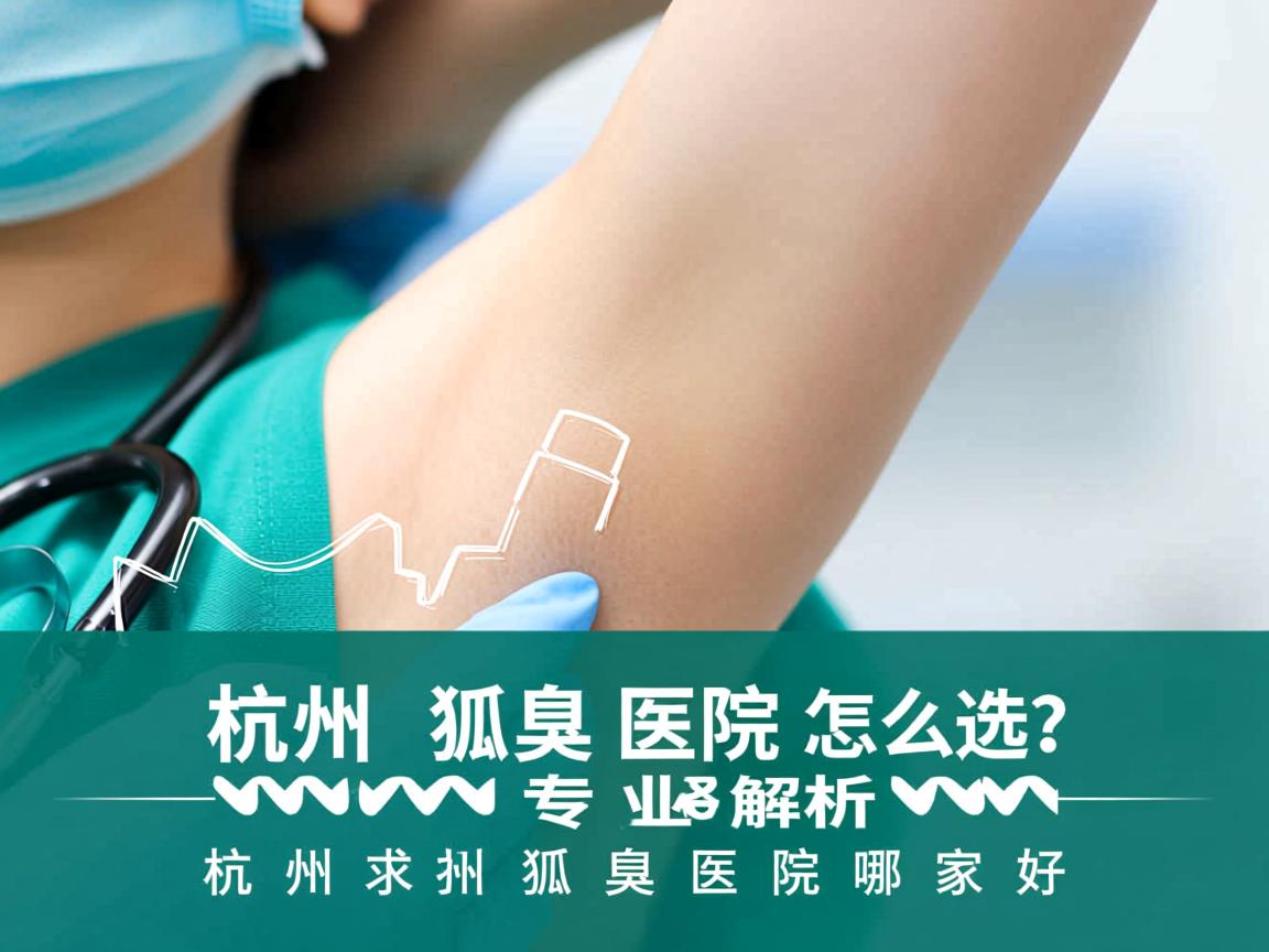 杭州狐臭医院怎么选？专业解析杭州狐臭医院哪家好
