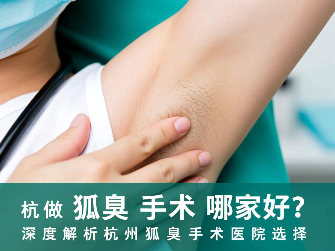 杭州做狐臭手术哪家好？深度解析杭州狐臭手术医院选择