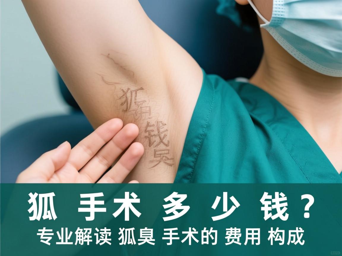 狐臭手术多少钱？专业解读狐臭手术的费用构成