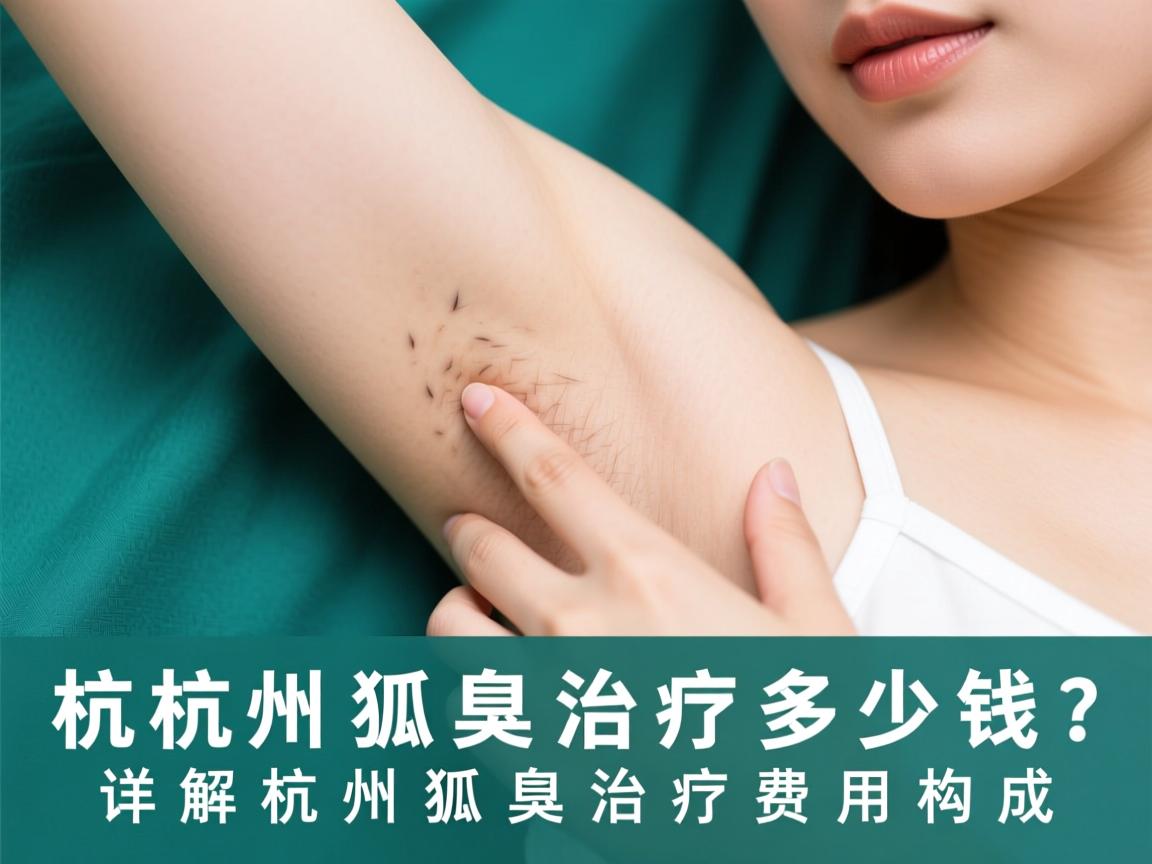 杭州狐臭治疗多少钱？详解杭州狐臭治疗费用构成