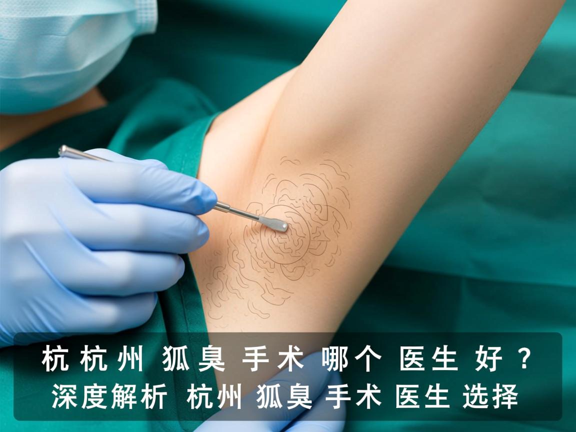 杭州狐臭手术哪个医生好？深度解析杭州狐臭手术医生选择