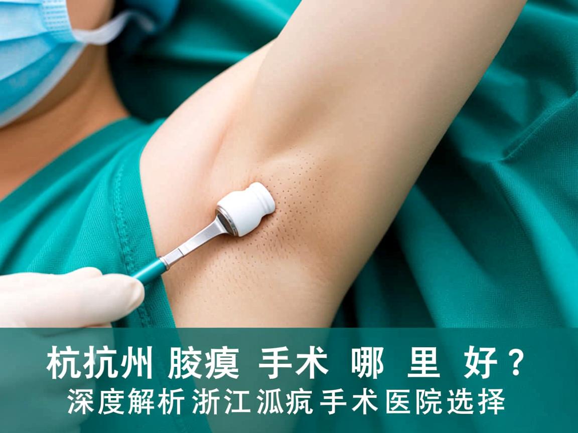 杭州腋臭手术哪里好？深度解析浙江狐臭手术医院选择