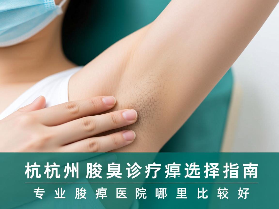 杭州腋臭诊疗选择指南，专业腋臭医院哪里比较好