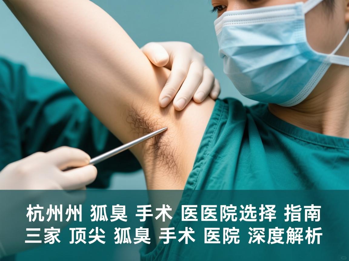 杭州狐臭手术医院选择指南，三家顶尖狐臭手术医院深度解析