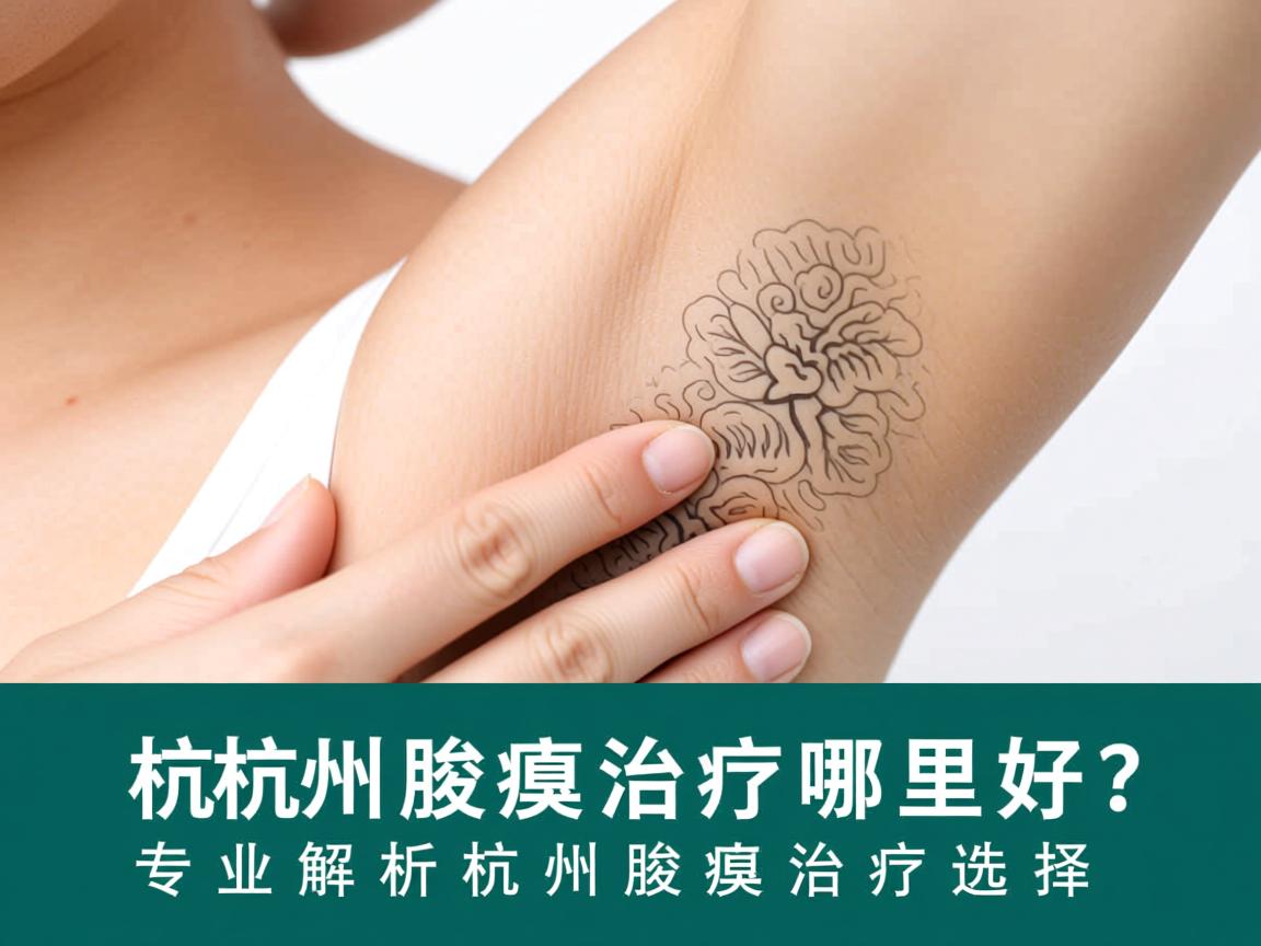 杭州腋臭治疗哪里好？专业解析杭州腋臭治疗选择