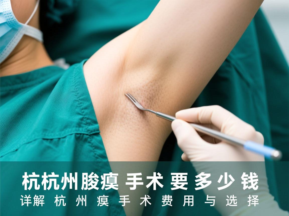 杭州腋臭手术要多少钱，详解杭州腋臭手术费用与选择
