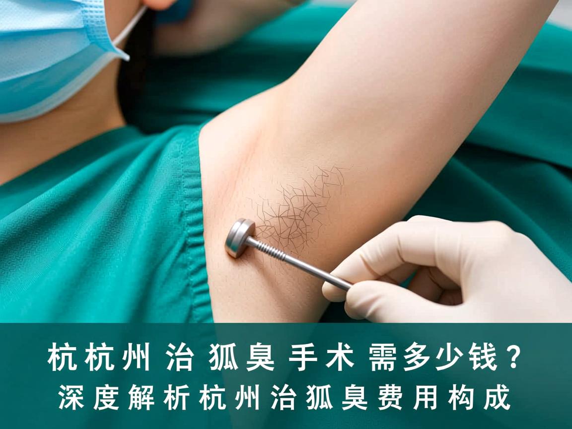 杭州治狐臭手术需要多少钱？深度解析杭州治狐臭费用构成