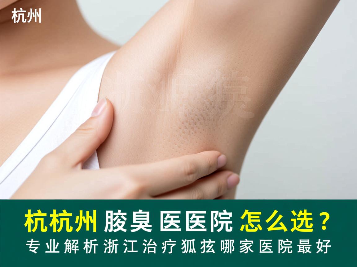 杭州腋臭医院怎么选？专业解析浙江治疗狐臭哪家医院最好