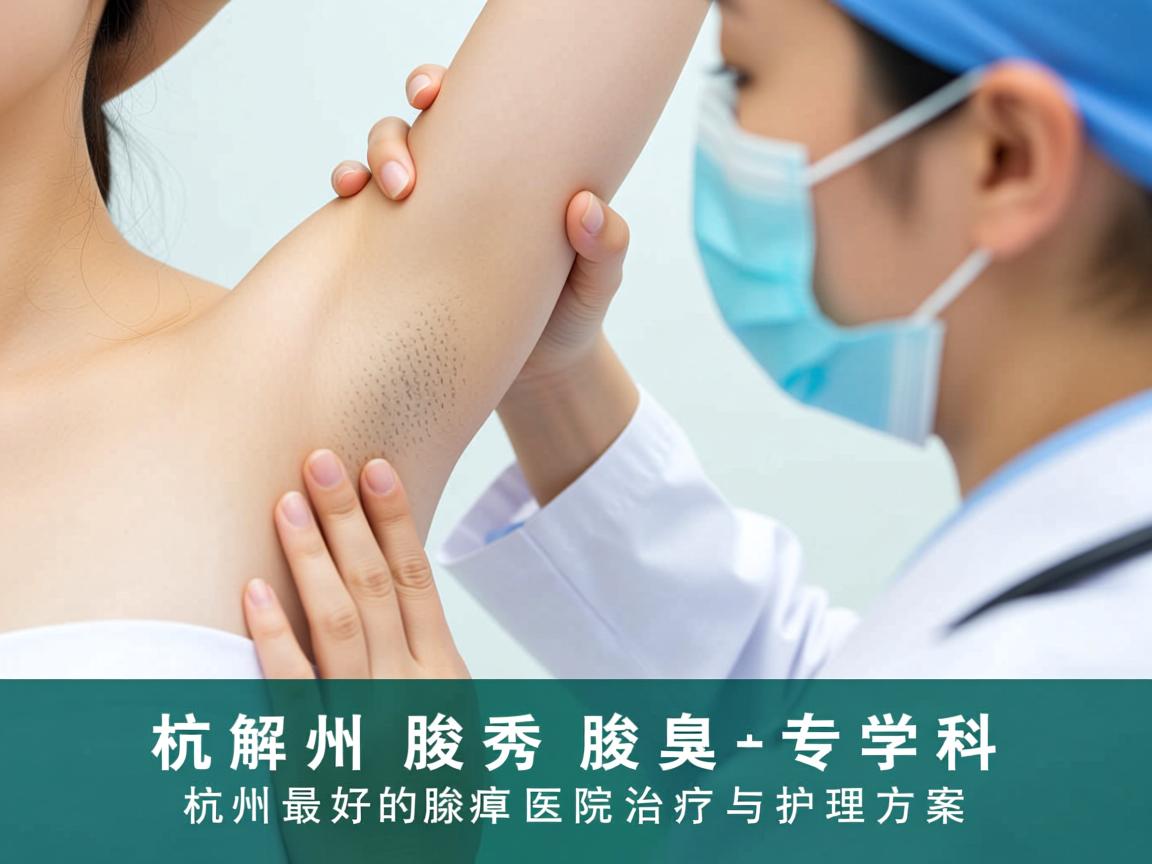 杭州腋秀腋臭专科,解析杭州最好的腋臭医院治疗与护理方案 杭州腋秀腋臭专科,解析杭州最好的腋臭医院治疗与护理方案