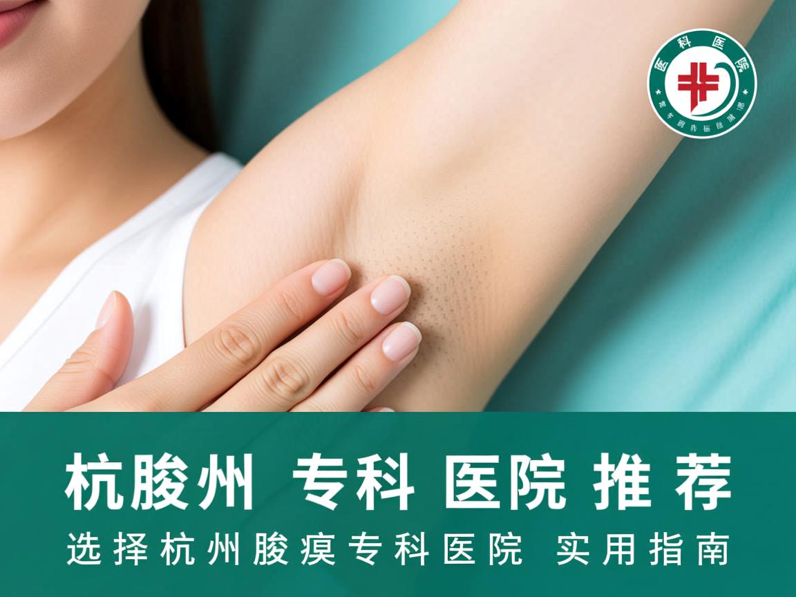 杭州腋臭专科医院推荐，选择杭州腋臭专科医院的实用指南