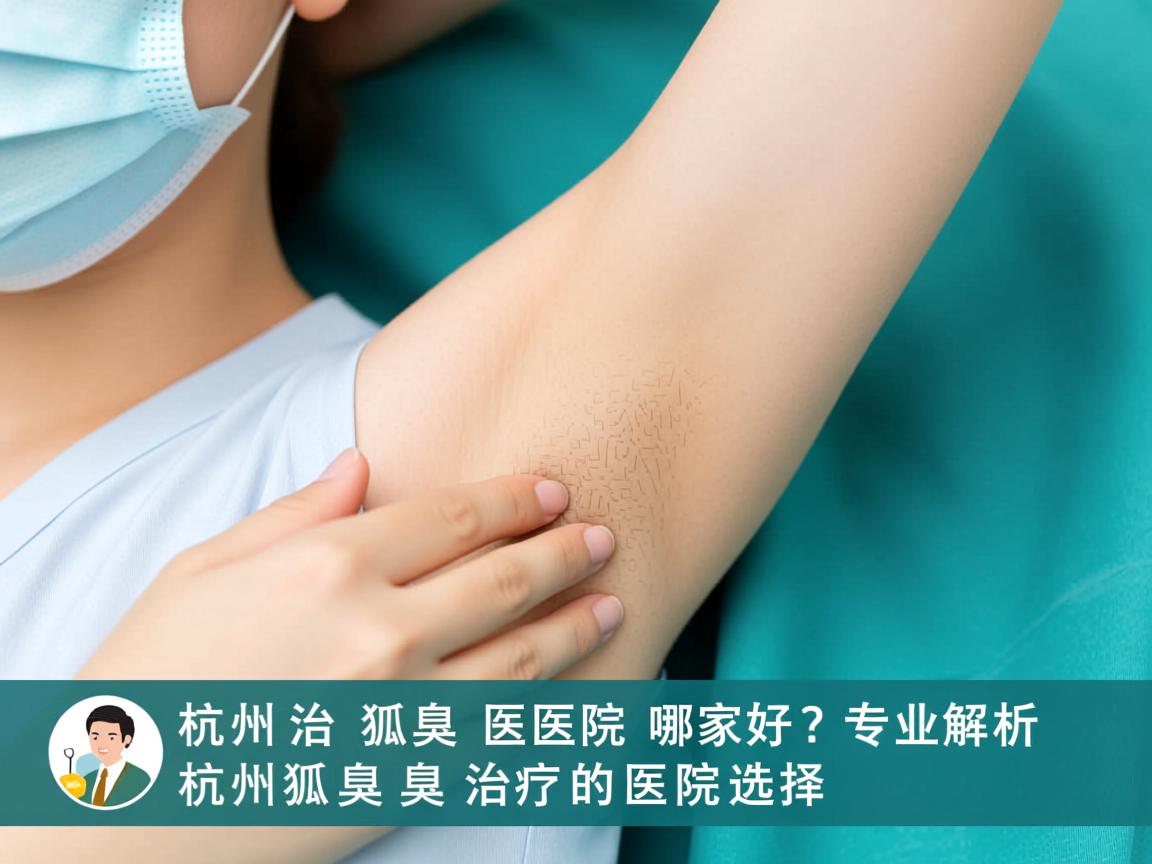 杭州治疗狐臭医院哪家好？专业解析杭州狐臭治疗的医院选择