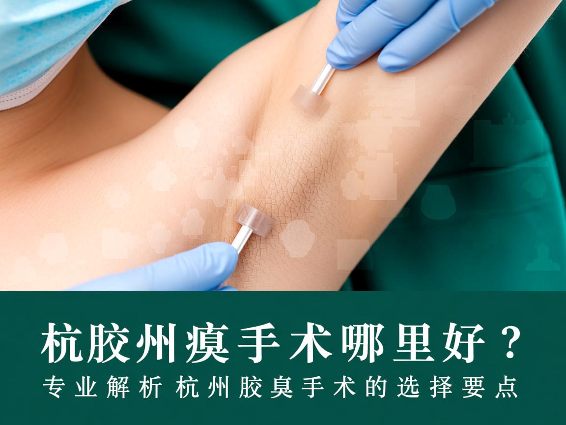 杭州腋臭手术哪里好？专业解析杭州腋臭手术的选择要点
