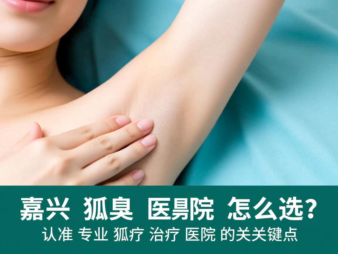 嘉兴狐臭医院怎么选？认准专业狐臭治疗医院的关键点
