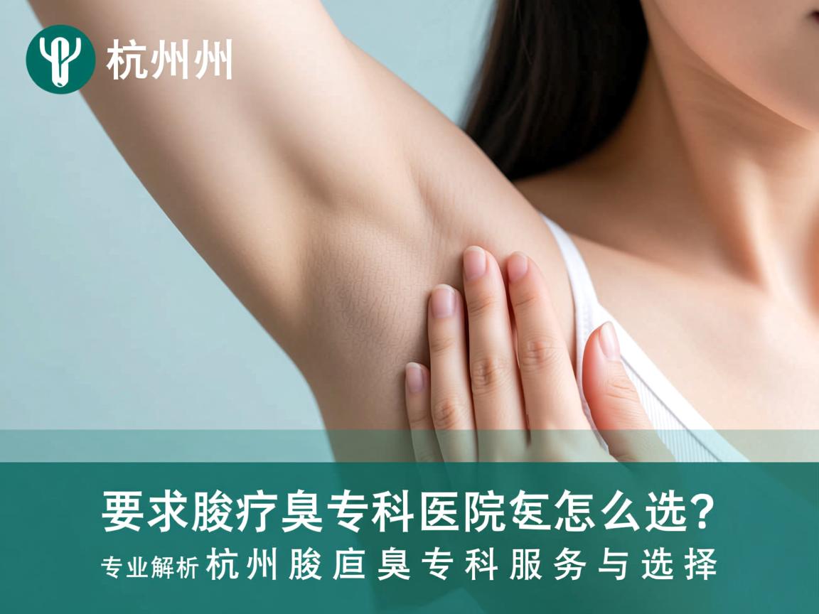 杭州腋臭专科医院怎么选?专业解析杭州腋臭专科服务与选择 杭州腋臭专科医院怎么选?专业解析杭州腋臭专科服务与选择