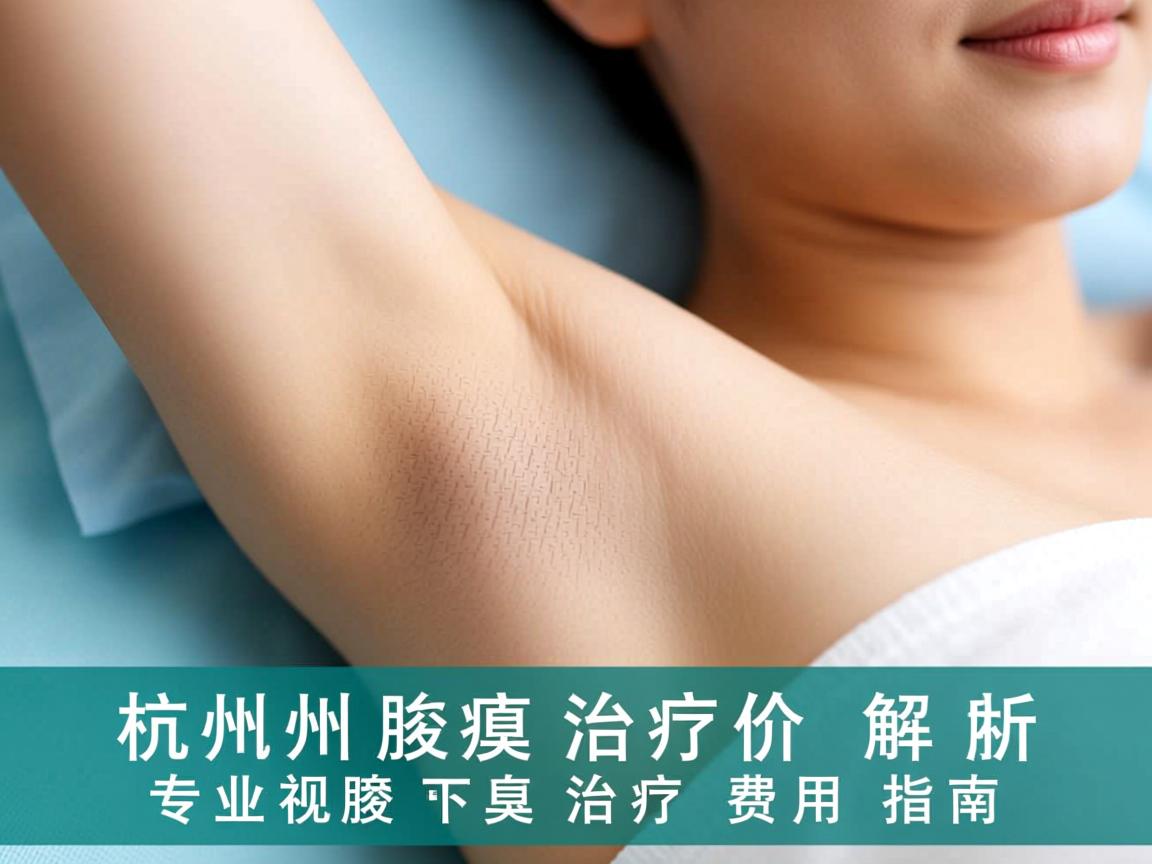 杭州腋臭治疗价格解析,专业视角下的腋臭治疗费用指南 杭州腋臭治疗价格解析,专业视角下的腋臭治疗费用指南